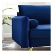 grey couch Modway Furniture Sofas and Armchairs Navy