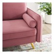 large black sectional Modway Furniture Sofas and Armchairs Dusty Rose