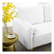 fabric sectional sofas with chaise Modway Furniture Sofas and Armchairs White