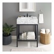 free bathroom vanity Modway Furniture Vanities Black White