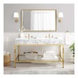 bathroom vanity ideas double sink Modway Furniture Vanities Gold White