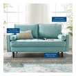 white sectional living room set Modway Furniture Sofas and Armchairs Mint