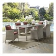 navy outdoor furniture set Modway Furniture Sofa Sectionals Light Gray Currant