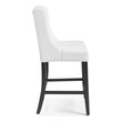 brown and black counter stools Modway Furniture Bar and Counter Stools White