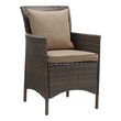 types of side chairs Modway Furniture Sofa Sectionals Brown Mocha