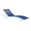 covers for patio furniture Modway Furniture Daybeds and Lounges Outdoor Beds White Navy