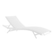 outdoor daybed cushion Modway Furniture Daybeds and Lounges Outdoor Beds White White