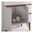 small toilet vanity unit Modway Furniture Vanities Gray Walnut