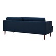 grey velvet tufted sectional Modway Furniture Sofas and Armchairs Blue