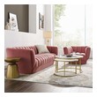 blue velvet sleeper sectional Modway Furniture Sofas and Armchairs Dusty Rose