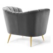 black chair with arms Modway Furniture Sofas and Armchairs Gray