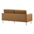 contemporary sectional sofa Modway Furniture Sofas and Armchairs Silver Tan
