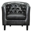 velvet teal accent chair Modway Furniture Sofas and Armchairs Black
