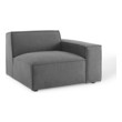 sectional couch sizes Modway Furniture Sofas and Armchairs Charcoal