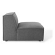 sectional with storage chaise Modway Furniture Sofas and Armchairs Charcoal