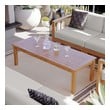 large marble coffee table Modway Furniture Bar and Dining Natural