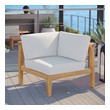 outdoor corner sofa ideas Modway Furniture Sofa Sectionals Natural White