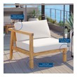 wicker patio couches Modway Furniture Sofa Sectionals Natural White