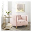 cream arm chair Modway Furniture Sofas and Armchairs Pink