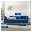 grey sectional sofa leather Modway Furniture Sofas and Armchairs Navy