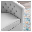 velvet accent chair blue Modway Furniture Sofas and Armchairs Light Gray