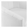 teal slipper chair Modway Furniture Sofas and Armchairs White