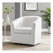 teal slipper chair Modway Furniture Sofas and Armchairs White