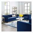 sofa adjustable Modway Furniture Sofas and Armchairs Navy