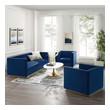 midcentury modern sofas Modway Furniture Sofas and Armchairs Navy