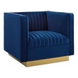 white swivel lounge chair Modway Furniture Sofas and Armchairs Navy