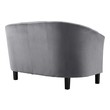reading lounge chair Modway Furniture Sofas and Armchairs Gray