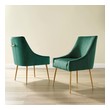 modern high top table and chairs Modway Furniture Dining Chairs Dining Room Chairs Green