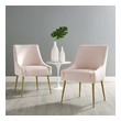 black cloth dining chairs Modway Furniture Dining Chairs Pink