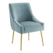 wooden dining chair legs Modway Furniture Dining Chairs Light Blue