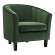grey wingback chair Modway Furniture Sofas and Armchairs Emerald