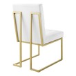 high top dining table and chairs Modway Furniture Dining Chairs Gold White