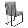 table and chair set near me Modway Furniture Dining Chairs Black Light Gray