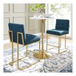 stools in french Modway Furniture Dining Chairs Gold Azure