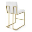 gold and black counter stools Modway Furniture Dining Chairs Gold White
