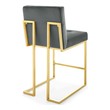 bar stools with matching chairs Modway Furniture Bar and Counter Stools Gold Charcoal