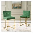 adjustable bar stool chair Modway Furniture Bar and Counter Stools Gold Emerald