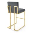 adjustable kitchen stools Modway Furniture Bar and Counter Stools Gold Charcoal