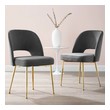 lightweight dining table and chairs Modway Furniture Dining Chairs Charcoal
