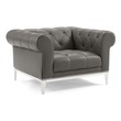 right facing sectional sofa Modway Furniture Sofas and Armchairs Gray
