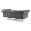 lounge stool chair Modway Furniture Sofas and Armchairs Gray