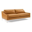right facing chaise Modway Furniture Sofas and Armchairs Tan