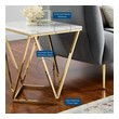 small stool table Modway Furniture Tables Gold White