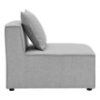 microfiber sectional couch Modway Furniture Sofa Sectionals Gray