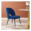 black and gold dining table and chairs Modway Furniture Dining Chairs Navy