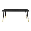 armchair dining Modway Furniture Bar and Dining Tables Black